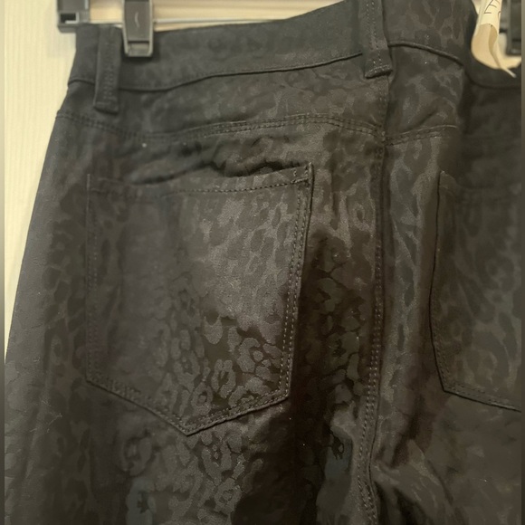 Ann Taylor Jeans Women Size 6 Tall Black Cheetah Modern Fit Slim Leg NWT - Picture 13 of 13